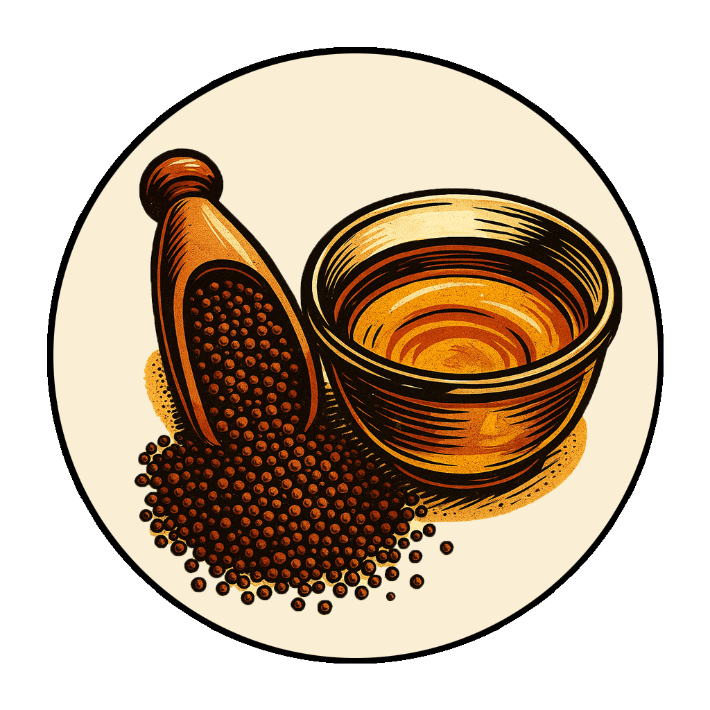 Made with Pure Mustard Oil